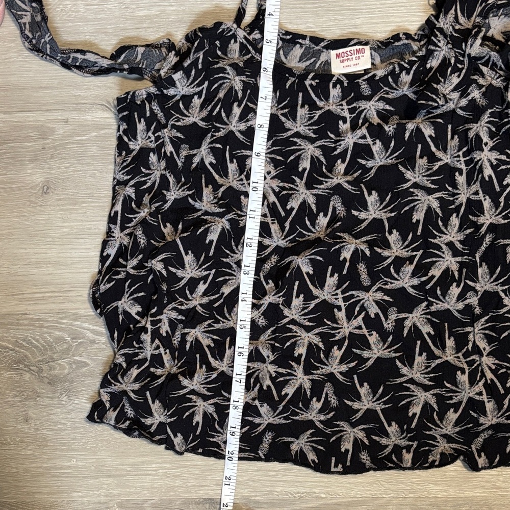 Mossimo Supply Co. Black and Gray Patterned Blouse - Picture 4 of 4